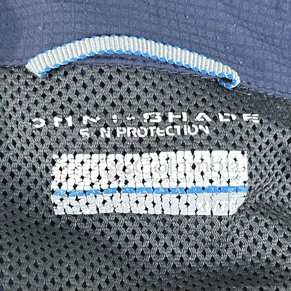 Columbia XL Omni Shield Vented Fishing Outdoor Shirt Blue Polyester Button Front - Picture 3 of 5